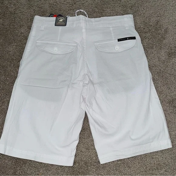 Beverly Hills Polo Club White Shorts 30W - Picture 4 of 5